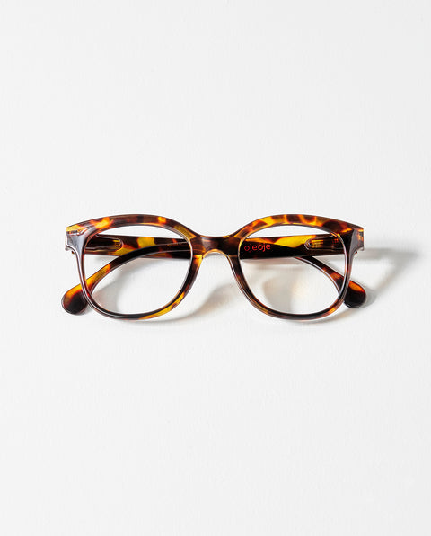 OjeOje B Clear lens glasses - tortoise