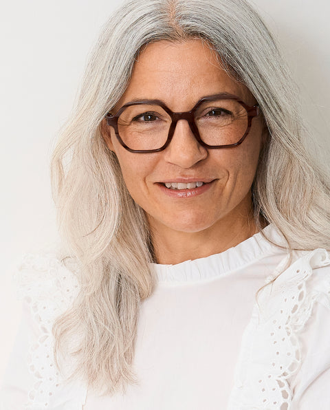 OjeOje C Reading glasses - brown/purple