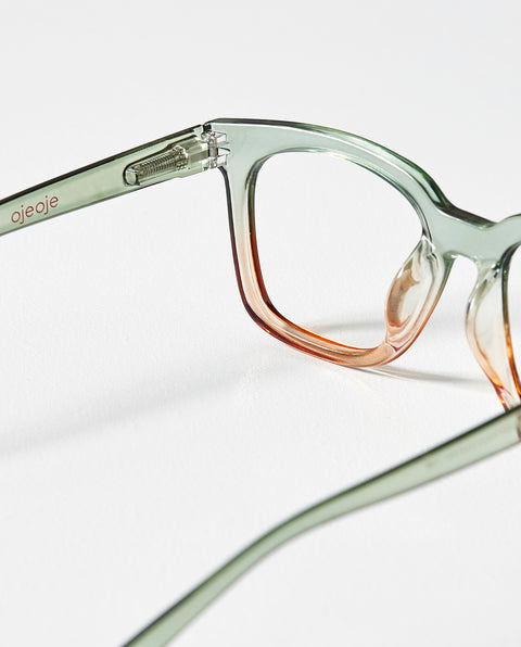 OjeOje D Reading glasses - green/sand