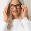 OjeOje A Clear lens glasses - tortoise/blue