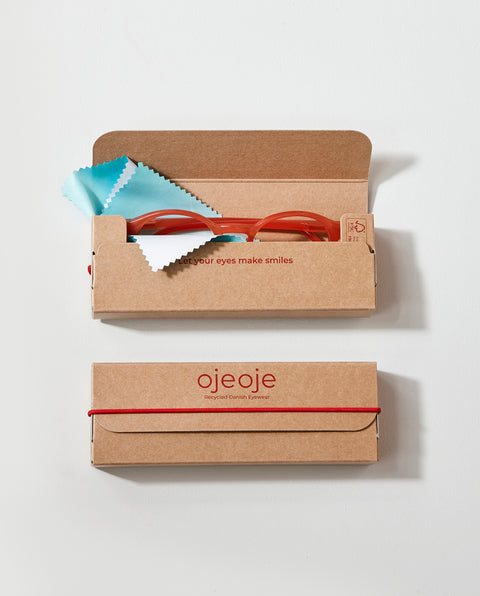 OjeOje D Clear lens glasses - sand