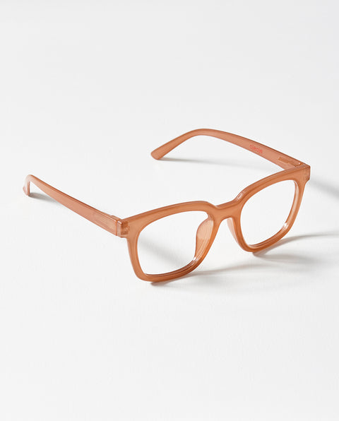 OjeOje D Clear lens glasses - sand