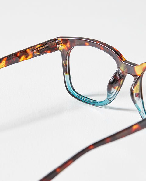 OjeOje D Reading glasses - tortoise/blue