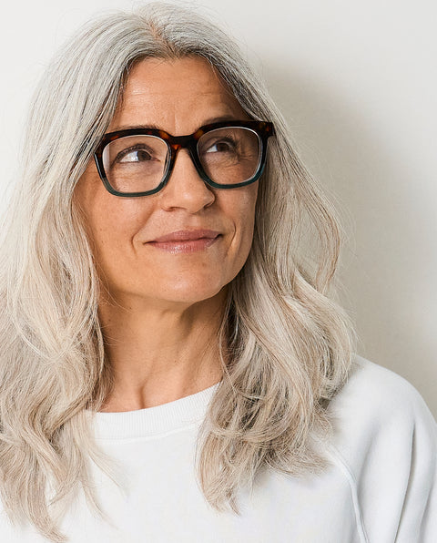 OjeOje D Reading glasses - tortoise/blue