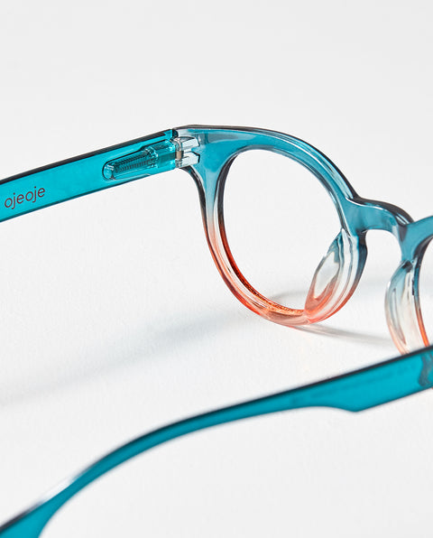 OjeOje E Reading glasses - blue/red