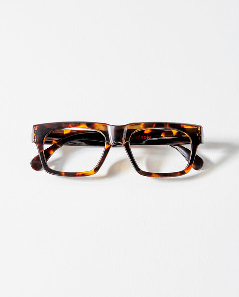 OjeOje F Reading glasses - tortoise
