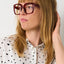 OjeOje I Reading glasses - dark red