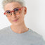 OjeOje K Reading glasses - sunset/red