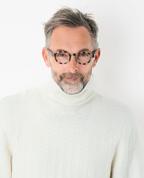 OjeOje K Clear lens glasses - zebra/black