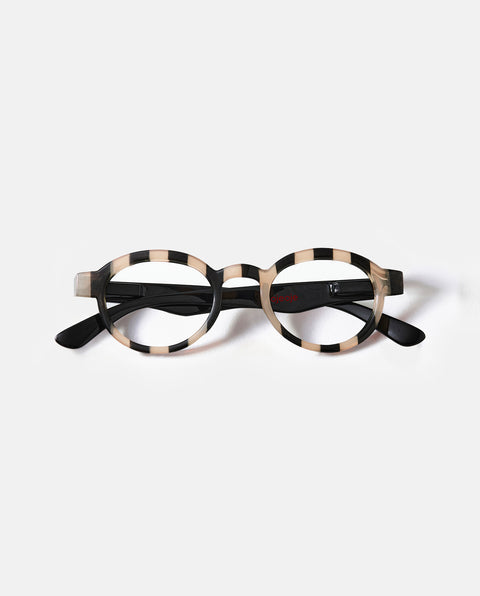 OjeOje K Clear lens glasses - zebra/black